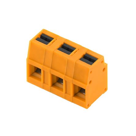 Weidmüller 2787580000 Series PCB Terminal Block, 3-Contact, 7.5mm Pitch, Push-In, 1-Row, Solder Termination [2787580000]; 688-042