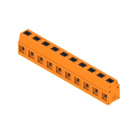 Weidmüller 2787650000 Series PCB Terminal Block, 10-Contact, 7.5mm Pitch, Push-In, 1-Row, Solder Termination [2787650000]; 688-057