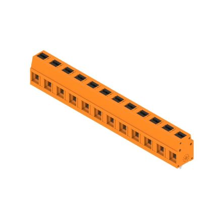 Weidmüller 2787670000 Series PCB Terminal Block, 12-Contact, 7.5mm Pitch, Push-In, 1-Row, Solder Termination [2787670000]; 688-063