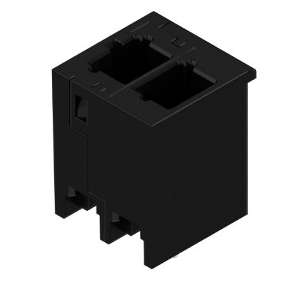 Weidmüller 8000072425 Series Straight Plug-In PCB Socket, 2-Contact, 1-Row, 5mm Pitch, Push In Termination [8000072425]; 688-064