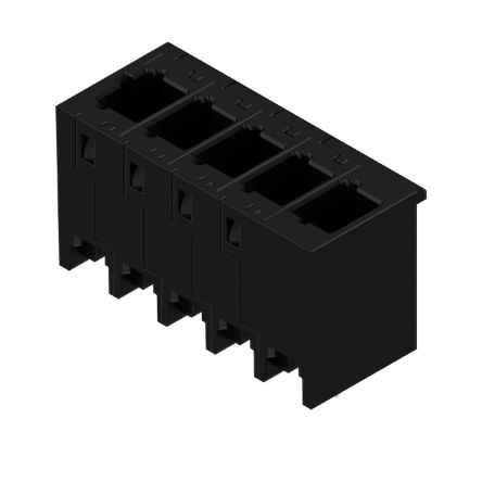 Weidmüller 8000072435 Series Straight Plug-In PCB Socket, 5-Contact, 1-Row, 5mm Pitch, Push In Termination [8000072435]; 688-071