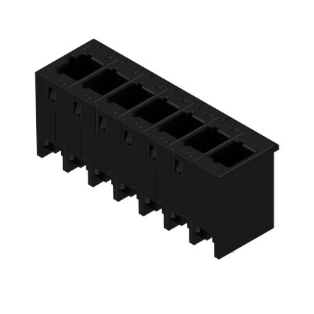 Weidmüller 8000072450 Series Straight Plug-In PCB Socket, 7-Contact, 1-Row, 5mm Pitch, Push In Termination [8000072450]; 688-075