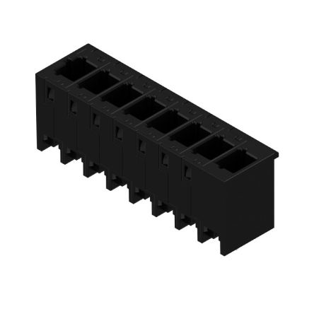 Weidmüller 8000072453 Series Straight Plug-In PCB Socket, 8-Contact, 1-Row, 5mm Pitch, Solder Termination [8000072453]; 688-078