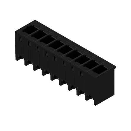 Weidmüller 8000072454 Series Straight Plug-In PCB Socket, 9-Contact, 1-Row, 5mm Pitch, Push In Termination [8000072454]; 688-079