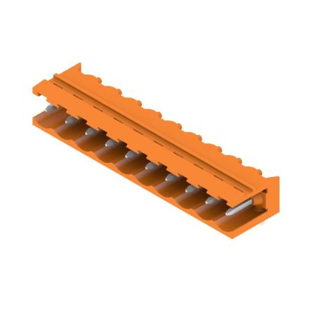 Weidmüller 1146900000 Series Straight Plug-In PCB Socket, 10-Contact, 1-Row, 5.08mm Pitch, Push In Termination [1146900000]; 688-092