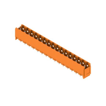 Weidmüller 1147770000 Series Straight Plug-In PCB Socket, 16-Contact, 1-Row, 5.08mm Pitch, Solder Termination [1147770000]; 688-100