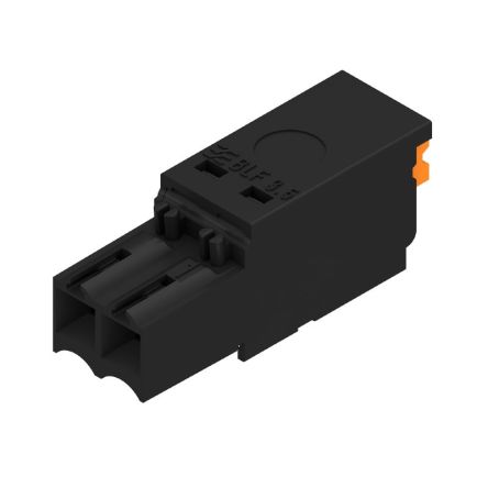 Weidmüller 2459280000 Series Straight Plug-In PCB Socket, 2-Contact, 1-Row, 3.5mm Pitch, Push In Termination [2459280000]; 688-122