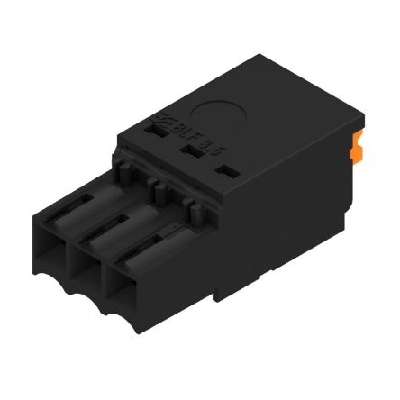 Weidmüller 2459290000 Series Straight Plug-In PCB Socket, 3-Contact, 1-Row, 3.5mm Pitch, Push In Termination [2459290000]; 688-123