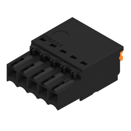 Weidmüller 2459310000 Series Straight Plug-In PCB Socket, 5-Contact, 1-Row, 3.5mm Pitch, Push In Termination [2459310000]; 688-126