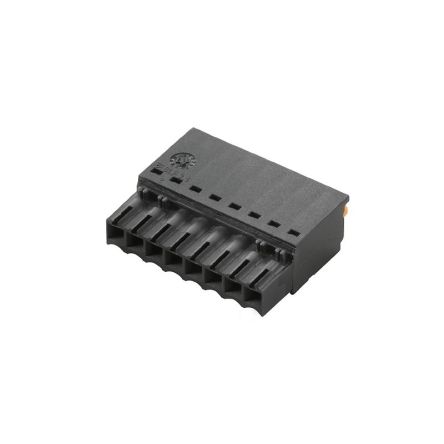 Weidmüller 2459340000 Series Straight Plug-In PCB Socket, 8-Contact, 1-Row, 3.5mm Pitch, Push In Termination [2459340000]; 688-131
