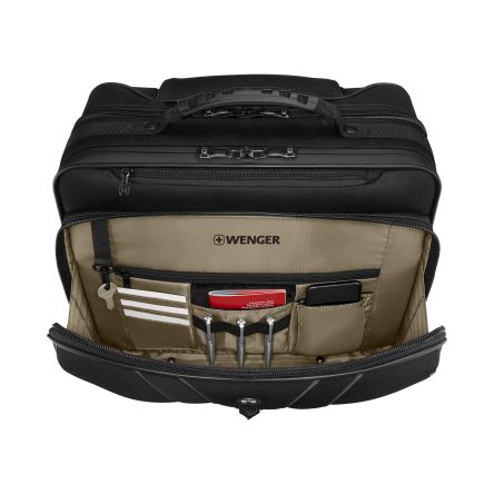 Wenger Legacy Black 15.6in  Laptop Laptop Bag, Black [653631]; 688-144