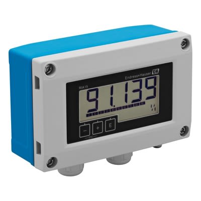 Endress+Hauser RIA15 LCD Process Indicator for 4 → 20 mA, HART, 96mm x 48mm [RIA15-NAB2PB]; 690-416