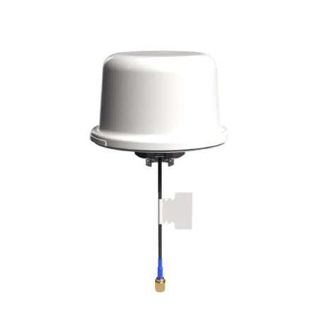 Taoglas XAHP.60.W.301111 Round Multi-Band Antenna with SMA Connector, GPS [XAHP.60.W.301111]; 690-802