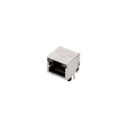 Taoglas TMJPD561188AG1A5DB6 Series Female Ethernet Connector, Through Hole, Cat5e Right Angle 1 Port 1 -Way [TMJPD561188AG1A5DB6]; 690-857