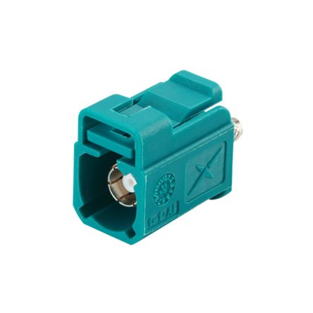 Taoglas FAKRA Gen 2 Series, Jack Cable Mount SMB Connector, Cable Termination, Straight Body [FK2FZDK]; 690-900