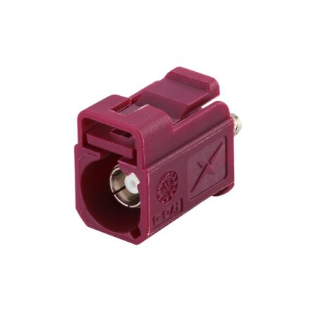 Taoglas FAKRA Gen 2 Series, Jack Cable Mount SMB Connector, Cable Termination, Straight Body [FK2FDDK]; 690-902