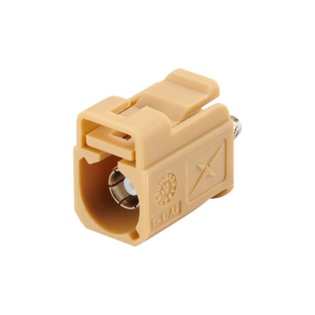 Taoglas FAKRA Gen 2 Series, Jack Cable Mount SMB Connector, Cable Termination, Straight Body [FK2FIDK]; 690-905