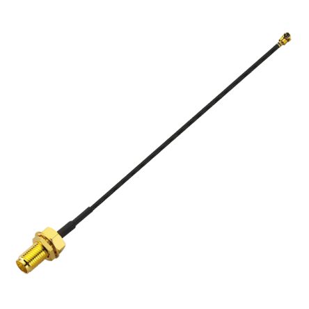 Taoglas CAB.697 Series Female IPEX MHF to Female SMA, 100mm, 1.13 Coax Coaxial, Unterminated [CAB.697]; 690-924