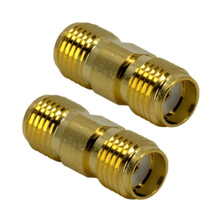 Siretta Straight SMA Connector SMA Jack to SMA Jack [ADAPT/SMAF/SMAF]; 696-899