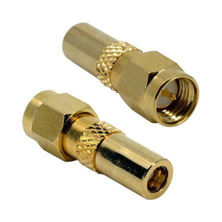 Siretta Straight SMA Connector SMB Plug to SMA Plug [ADAPT/SMBM/SMAM]; 696-907