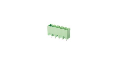 RND, 5.08mm Pitch, RND 205, 3 Way, , Pluggable Terminal Block, Pin Header, Through Hole, RND 205-2EDGVC-5.08-03P [RND 205-2EDGVC-5.08-03P]; 697-273
