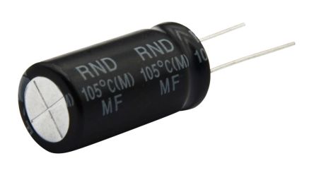RND 100μF Electrolytic Aluminium Capacitor 35V dc, Through Hole - RND 150KMF035M101F12P50 [RND 150KMF035M101F12P50]; 697-290