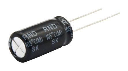 RND 1000μF Electrolytic Aluminium Capacitor 25V dc, Through Hole - RND 150KSK025M102G21S [RND 150KSK025M102G21S]; 697-292