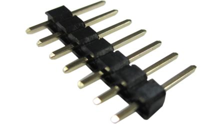 RND RND 205 Series Pin Header, 7 Contact(s), 2.54 mm Pitch, 1 Row(s) [RND 205-00628]; 697-342