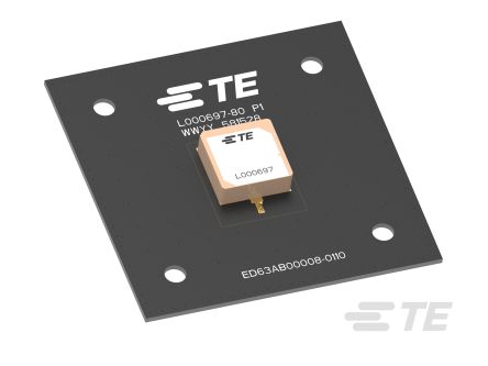 TE Connectivity L000697-80 Patch Omnidirectional GPS Antenna, Bluetooth (BLE), WiFi [L000697-80]; 697-662