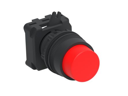 TE Connectivity ALCOSWITCH Series Push Button Switch, Momentary, Panel Mount, 22.5mm Cutout, IP65 [IPE22EXRD]; 704-303
