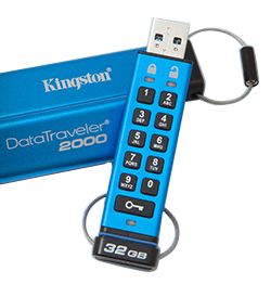 Kingston DataTraveler 2000 32 GB USB 3.0 USB Stick [DT2000/32GB]; 161-2830