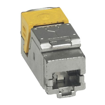 Legrand Female RJ45 Connector, Panel Mount, Cat6a, UTP Shield Straight 1 Port [0 337 73]; 178-9292