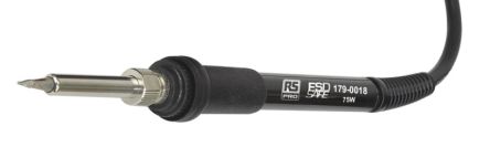 RS PRO Electric Soldering Iron, 75W, for use with Soldering Stations [0]; 179-0018