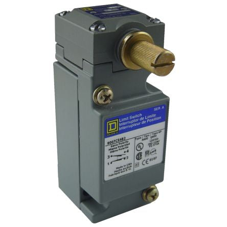 Telemecanique Sensors 9007 Series Limit Switch, NO/NC, IP67, SPDT-DB, Zinc Housing, 600V ac Max, 1.2A Max [9007C54B2M11]; 179-6080