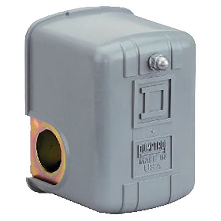Telemecanique Sensors Pressure Switch, 25 (Rising)psi Min, 80 (Rising)psi Max, DPST Output [9013FYG2J21B7PU2]; 179-6131