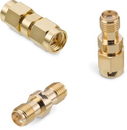 Wurth Elektronik Straight 50Ω Coaxial Adapter SMA Socket to SMA Plug 18GHz [64430103211000]; 180-9933