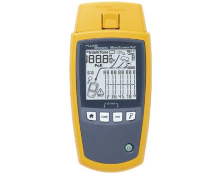 Fluke Networks Cable Tester RJ11, RJ45 [MS-POE]; 185-3021