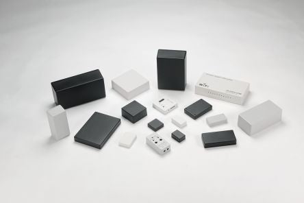Takachi Electric Industrial TWN Series White ABS Enclosure, IP40, White Lid, 80 x 80 x 40mm [TWN8-4-8W]; 186-1740