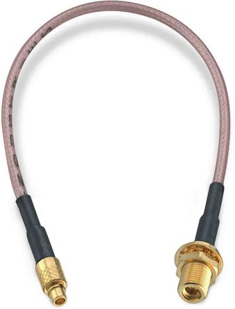 Wurth Elektronik Male MMCX to Female MMCX, 152.4mm, RG178 Coaxial, Terminated50 Ω [65560560215304]; 194-5965