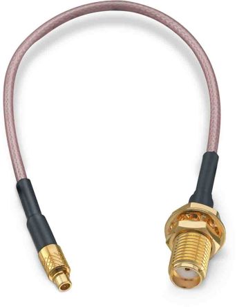 Wurth Elektronik Female SMA to Male MMCX, 152.4mm, RG178 Coaxial, Terminated50 Ω [65503260515304]; 194-5970