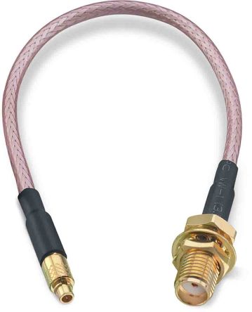 Wurth Elektronik Female SMA to Male MMCX, 152.4mm, RG316 Coaxial, Terminated50 Ω [65503260515305]; 194-5972