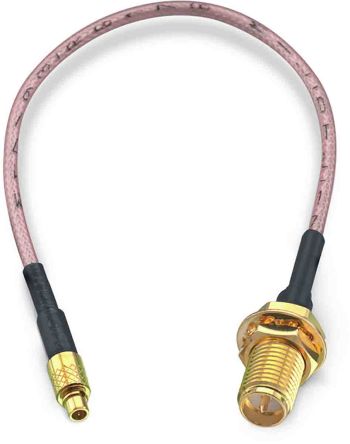 Wurth Elektronik Female RP-SMA to Male MMCX, 152.4mm, RG178 Coaxial, Terminated50 Ω [65530260515304]; 194-5977