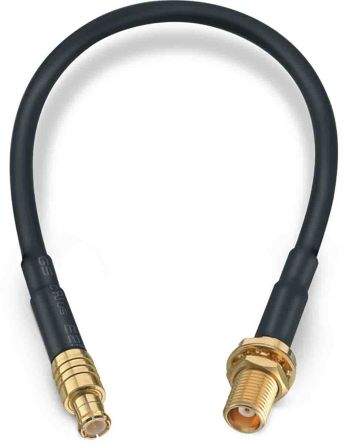 Wurth Elektronik Male MCX to Female MCX, 152.4mm, RG174 Coaxial, Terminated50 Ω [65506506215303]; 194-5981