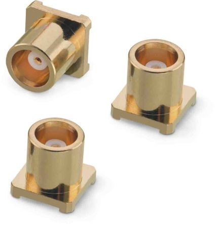 Wurth Elektronik WR-MCX Series, Jack Surface Mount MCX Connector, 50Ω, Solder Termination, Straight Body [60612102111406]; 194-6021