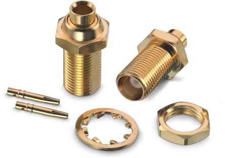 Wurth Elektronik WR-MCX Series, Jack Cable Mount MCX Connector, 50Ω, Solder Termination, Straight Body [60629421110820]; 194-6044