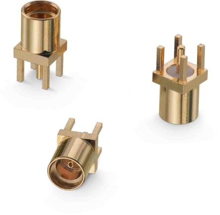 Wurth Elektronik WR-MMCX Series, Jack Through Hole MMCX Connector, 50Ω, Solder Termination, Straight Body [66012002111503]; 194-6067