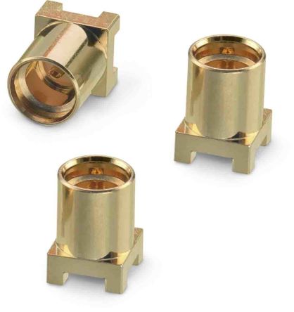 Wurth Elektronik WR-MMCX Series, Jack Surface Mount MMCX Connector, 50Ω, Solder Termination, Straight Body [66012102111404]; 194-6068