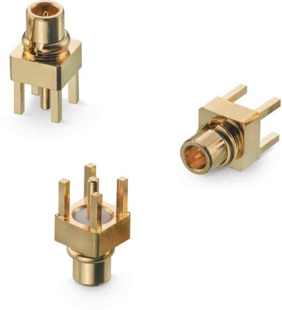 Wurth Elektronik WR-MMCX Series, Plug Through Hole MMCX Connector, 50Ω, Solder Termination, Straight Body [66014002121503]; 194-6075