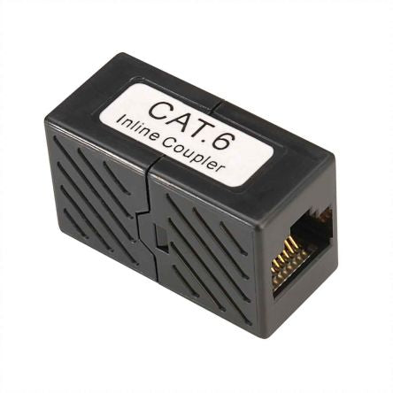 Roline 2-Port RJ45 Modular Coupler, Cat6, UTP [21.17.3043-200]; 194-6794
