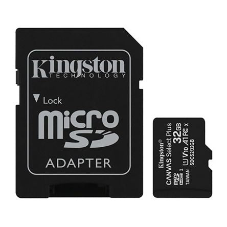 Kingston 32 GB MicroSD Micro SD Card, Class 10, UHS-I [SDCS2/32GB]; 195-8341
